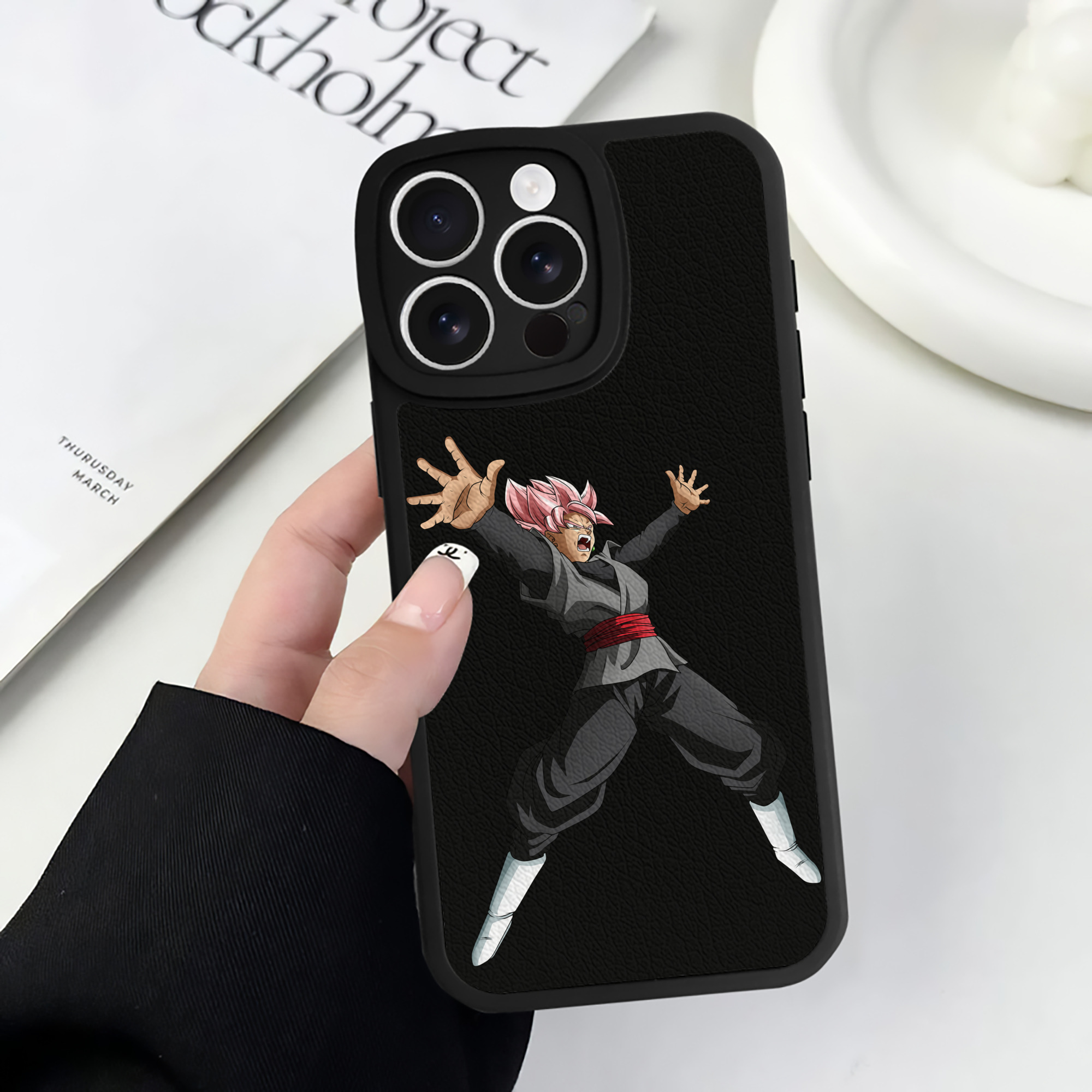 （画像用） ドラゴンボール ベジット DRAGON BALL Vegetto 【iPhone 16シリーズ対応】シリコンスマホケース（レザー調） 材質：シリコン